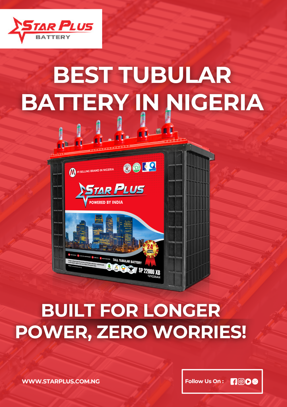 Top Choice for Power – Best Tubular Battery in Nigeria